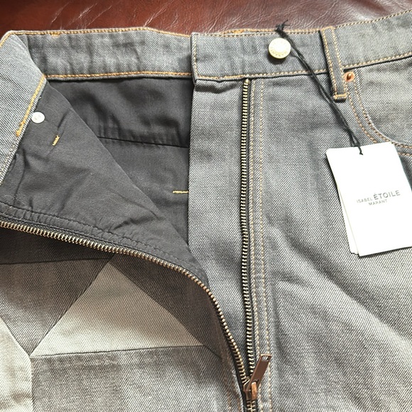 🔥🔥🔥NEW Isabel Marant Etoile Patchwork Denim Mini Skirt - Picture 8 of 10